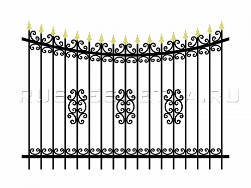 Забор и ворота 66