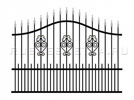 Забор и ворота 51